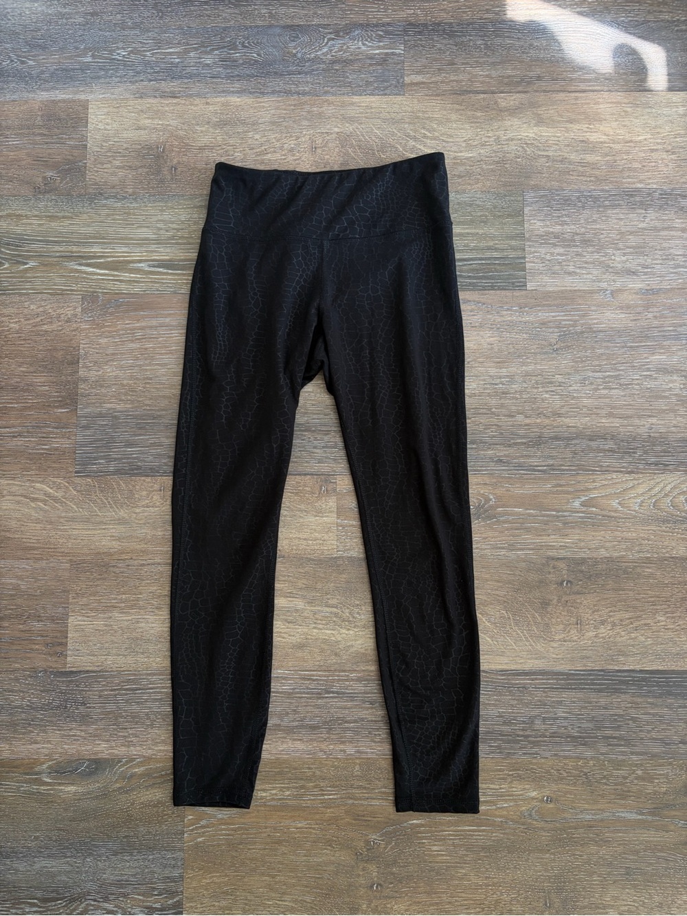 Juicy Couture black leopard leggings size M spandex blend